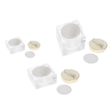 Maxbell Maxbell Empty Acrylic Cosmetic Jar Travel Cream Lotion Container with Inner Lid 15g