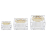 Maxbell Maxbell Empty Acrylic Cosmetic Jar Travel Cream Lotion Container with Inner Lid 15g