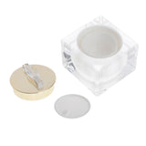Maxbell Maxbell Empty Acrylic Cosmetic Jar Travel Cream Lotion Container with Inner Lid 50g
