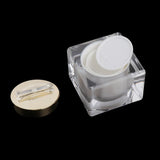 Maxbell Maxbell Empty Acrylic Cosmetic Jar Travel Cream Lotion Container with Inner Lid 50g