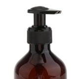 Maxbell 2pcs Empty Shampoo Conditioner Pump Bottles Lotion Cream Container Brown 300ml