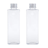 Maxbell Maxbell 250ml Empty Plastic Shampoo Bottle Liquid Soap Lotion Container 2pcs Clear