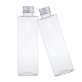 Maxbell Maxbell 250ml Empty Plastic Shampoo Bottle Liquid Soap Lotion Container 2pcs Clear