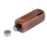 Maxbell Maxbell 250ml Empty Plastic Shampoo Bottle Liquid Soap Lotion Container 2pcs Brown