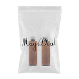 Maxbell Maxbell 250ml Empty Plastic Shampoo Bottle Liquid Soap Lotion Container 2pcs Brown