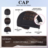 Maxbell 8'' Human Hair Women Short Straight Wigs Layered Pixie Cut Cosplay Daily Wig