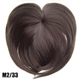 Maxbell Maxbell Heat Resistant Synthetic Hair Bangs Clip In On Bang Fringe Hair Extension 03