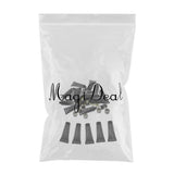 Maxbell Maxbell 10ml 20pcs Empty Plastic Tubes Bottles for Lotion as described black 10ml