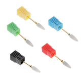 Maxbell Maxbell 5pcs Manicure Nail Art Files Drill Bits Set Ceramic Grinding Polishing Head