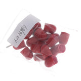 Maxbell Maxbell 20pcs Manicure DIY Nail File Sanding Caps/Bands Polishing Mandrel Bit  Red