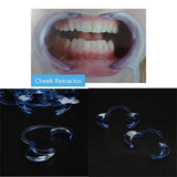 Maxbell Maxbell 10pcs C-Shape Adult Dental Cheek Retractor Teeth Whitening Lip Mouth Opener Large