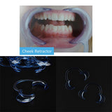 Maxbell Maxbell 10pcs C-Shape Adult Dental Cheek Retractor Teeth Whitening Lip Mouth Opener Medium