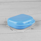 Maxbell Maxbell Plastic Orthodontic Retainer Aligner Case Teeth Braces Storage Box Blue 02