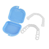 Maxbell Maxbell Plastic Orthodontic Retainer Aligner Case Teeth Braces Storage Box Blue 02