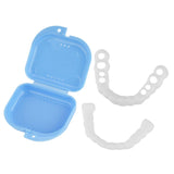 Maxbell Maxbell Plastic Orthodontic Retainer Aligner Case Teeth Braces Storage Box Blue 02