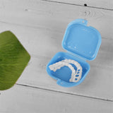 Maxbell Maxbell Plastic Orthodontic Retainer Aligner Case Teeth Braces Storage Box Blue 02
