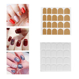 Maxbell Maxbell Double Sided Adhesive Stickers for False Nail Tips Adhesive Nail Art White