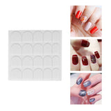 Maxbell Maxbell Double Sided Adhesive Stickers for False Nail Tips Adhesive Nail Art White
