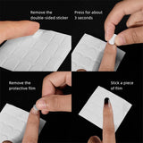 Maxbell Maxbell Double Sided Adhesive Stickers for False Nail Tips Adhesive Nail Art White