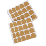 Maxbell Maxbell Double Sided Adhesive Stickers for False Nail Tips Adhesive Nail Art Brown