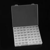 Maxbell Maxbell 56 Grids Nail Beads Gem Diamond Display Storage Case Jewelry Necklace Holder