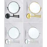 Maxbell Maxbell Double Sided Wall Mount 3X Magnifying Cosmetic Shaving Swivel Mirror Matte