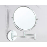 Maxbell Maxbell Double Sided Wall Mount 3X Magnifying Cosmetic Shaving Swivel Mirror Matte