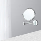 Maxbell Maxbell Double Sided Wall Mount 3X Magnifying Cosmetic Shaving Swivel Mirror Matte