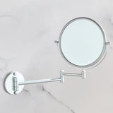 Maxbell Maxbell Double Sided Wall Mount 3X Magnifying Cosmetic Shaving Swivel Mirror Matte