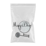 Maxbell Maxbell Double Sided Wall Mount 3X Magnifying Cosmetic Shaving Swivel Mirror Black