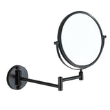 Maxbell Maxbell Double Sided Wall Mount 3X Magnifying Cosmetic Shaving Swivel Mirror Black