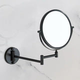 Maxbell Maxbell Double Sided Wall Mount 3X Magnifying Cosmetic Shaving Swivel Mirror Black