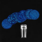 Maxbell Maxbell Silicone Nail Art Image Stamper Scraper Stamping Plate Template Manicure Kit