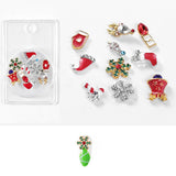 Maxbell Christmas Series Alloy Metal DIY 3D Nail Rhinestones Nail Art Decorations 07