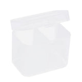 Maxbell Maxbell 2 Spaces Cosmetic Nail Wipes Storage Holder Box Cotton Swabs Pads Container