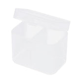 Maxbell Maxbell 2 Spaces Cosmetic Nail Wipes Storage Holder Box Cotton Swabs Pads Container