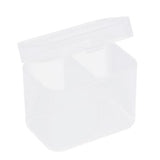 Maxbell Maxbell 2 Spaces Cosmetic Nail Wipes Storage Holder Box Cotton Swabs Pads Container