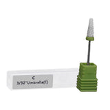 Maxbell Maxbell Ceramic Nail Drill Bit Grinding Head Files for Electric Nail Machine C