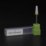 Maxbell Maxbell Ceramic Nail Drill Bit Grinding Head Files for Electric Nail Machine C