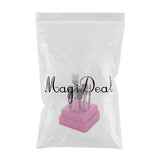 Maxbell Maxbell 7x Nail Art Drill Bits Brush Set Manicure Polishing Head w/ Storage Case 05