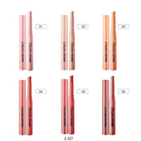 Maxbell 6 Colors Moisturizing Matte Lipstick Set Women Makeup Smooth Lip Stick Color