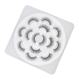 Maxbell Maxbell 7 Pairs Handmade 3D Synthetic fibers Cross False Eyelashes Eye Lashes Set 1