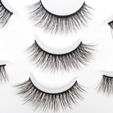 Maxbell Maxbell 7 Pairs Handmade 3D Synthetic fibers Cross False Eyelashes Eye Lashes Set 1