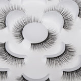 Maxbell Maxbell 7 Pairs 3D Long Thick False Eyelashes Handmade Reusable Makeup Eyelash 11mm