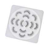 Maxbell Maxbell 7 Pairs 3D Long Thick False Eyelashes Handmade Reusable Makeup Eyelash 11mm