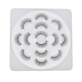 Maxbell Maxbell 7 Pairs 3D Long Thick False Eyelashes Handmade Reusable Makeup Eyelash 11mm