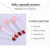 Maxbell Maxbell 4 Colors Moisturizing Matte Lipstick Set Waterproof Makeup Smooth Lip Sticks