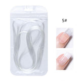Maxbell Maxbell Nail Art Non-woven Silk Fiberglass Gel Tips Extension DIY Manicure Tools  5