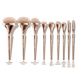 Maxbell Maxbell 9x Soft Makeup Cosmetic Brushes Set Foundation Blush Concealer Powder Brush