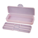 Maxbell Maxbell Two Layer Storage Box Nail File Dotting Drawing Brush Container Case Pink